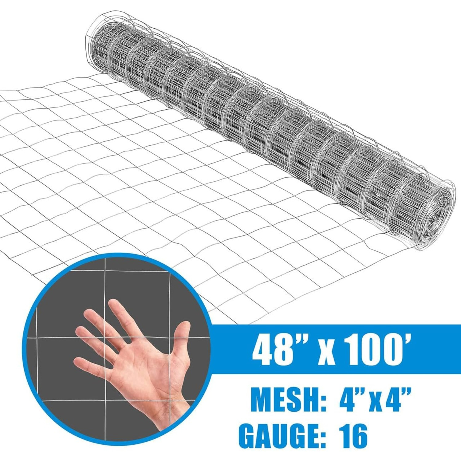 Home Improvement Fence - CAPHAUS 16 Gauge Galvanized Welded Fence