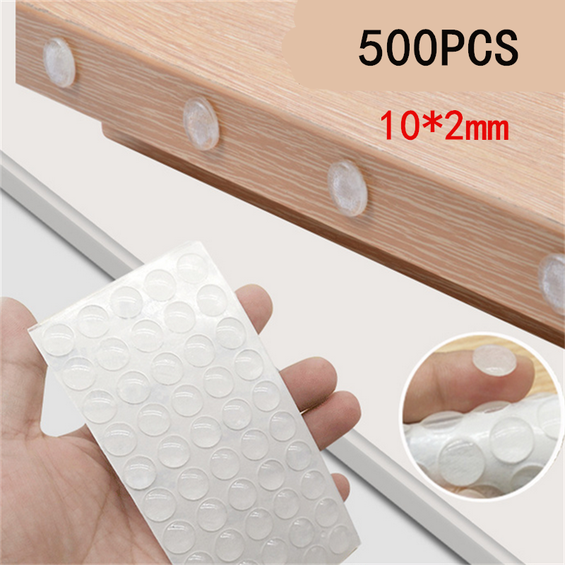 Door Stopper Rubber - 100/200/500PCS Self Adhesive Door Stopper Rubber