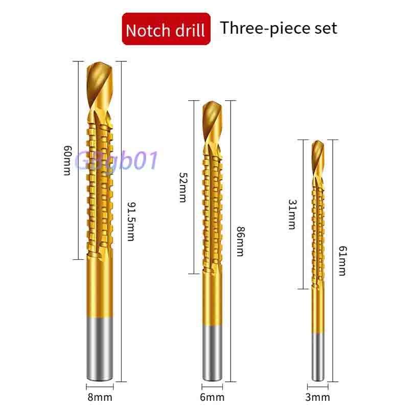 Serrated Step Drill Bit Set |  - Drill Bit Set reseña y precio
