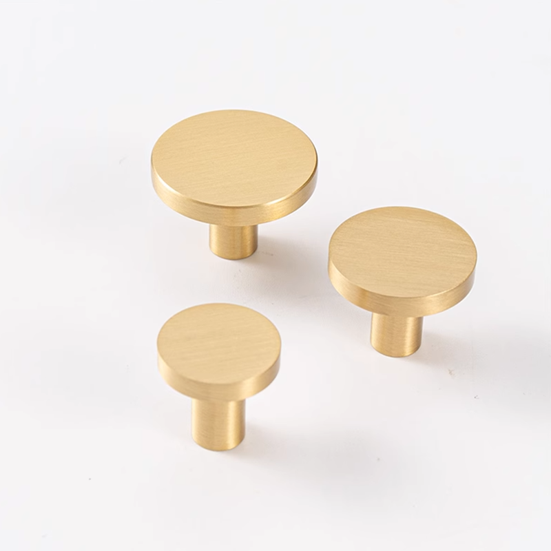 Round Brass Kitchen Cabinet Dr - Cabinet Handle Pull reseña y precio