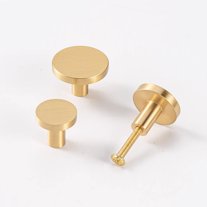 Round Brass Kitchen Cabinet Dr - Cabinet Handle Pull reseña y precio