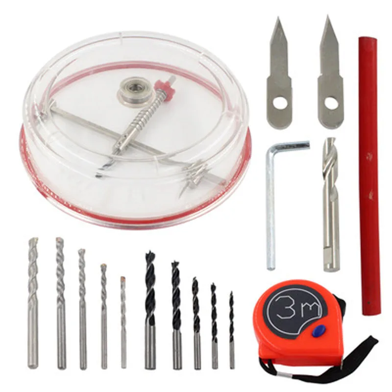 Adjustable Hole Saw Cutter Dri - Drill Bit Set reseña y precio