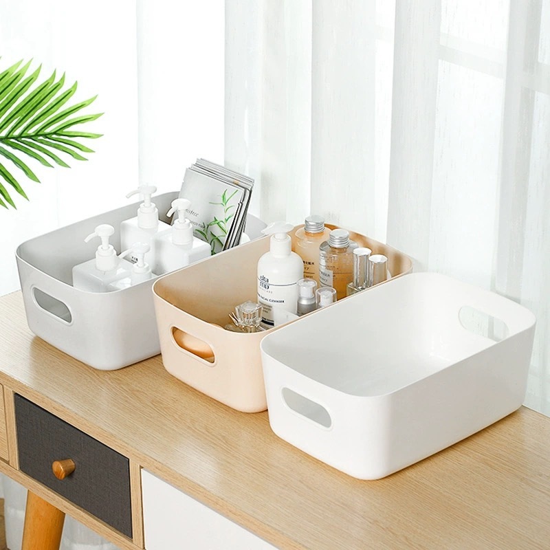 Plastic Storage Bin with Handl - Cabinet Handle Pull reseña y precio
