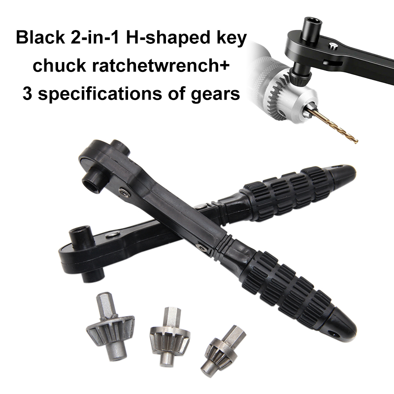 Black H-Shaped Drill Chuck Rat - Home Improvement Services reseña y precio