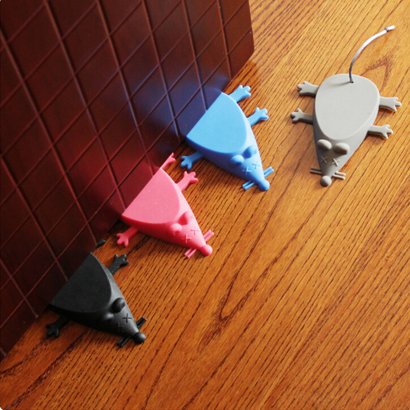 1PC/3PCS Cartoon Animal Mouse  - Door Stopper Rubber reseña y precio