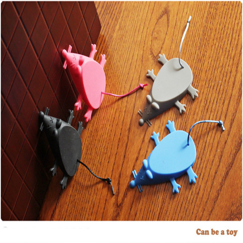 1PC/3PCS Cartoon Animal Mouse  - Door Stopper Rubber reseña y precio
