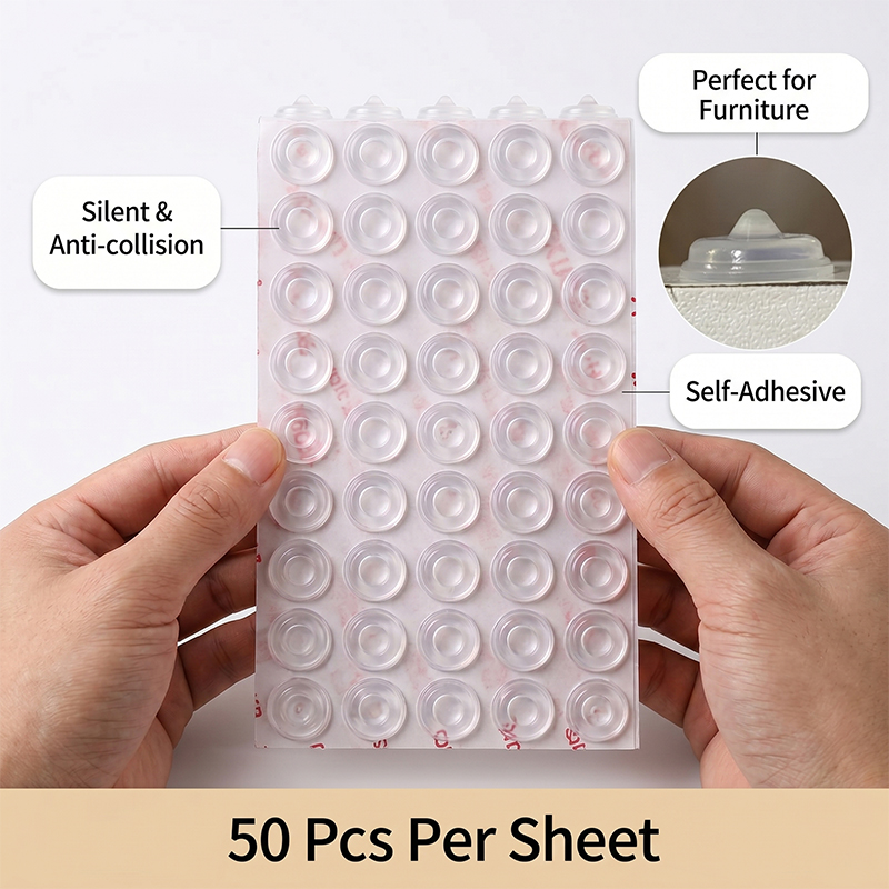 Self-Adhesive Silicone Buffer  - Door Stopper Rubber reseña y precio