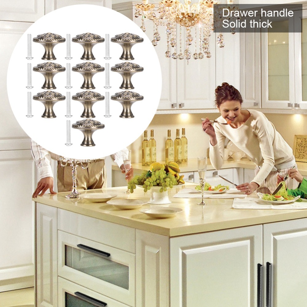 10 Set Simple Design Zinc Allo - Cabinet Handle Pull reseña y precio