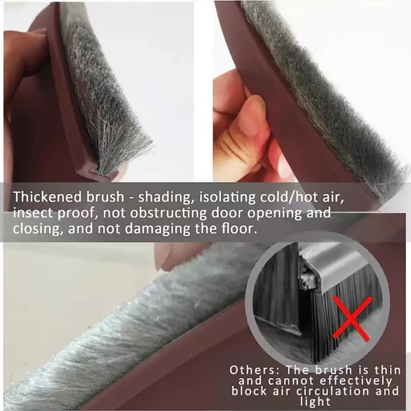 100CM Hair Brush Seal Strip Do - Door Stopper Rubber reseña y precio