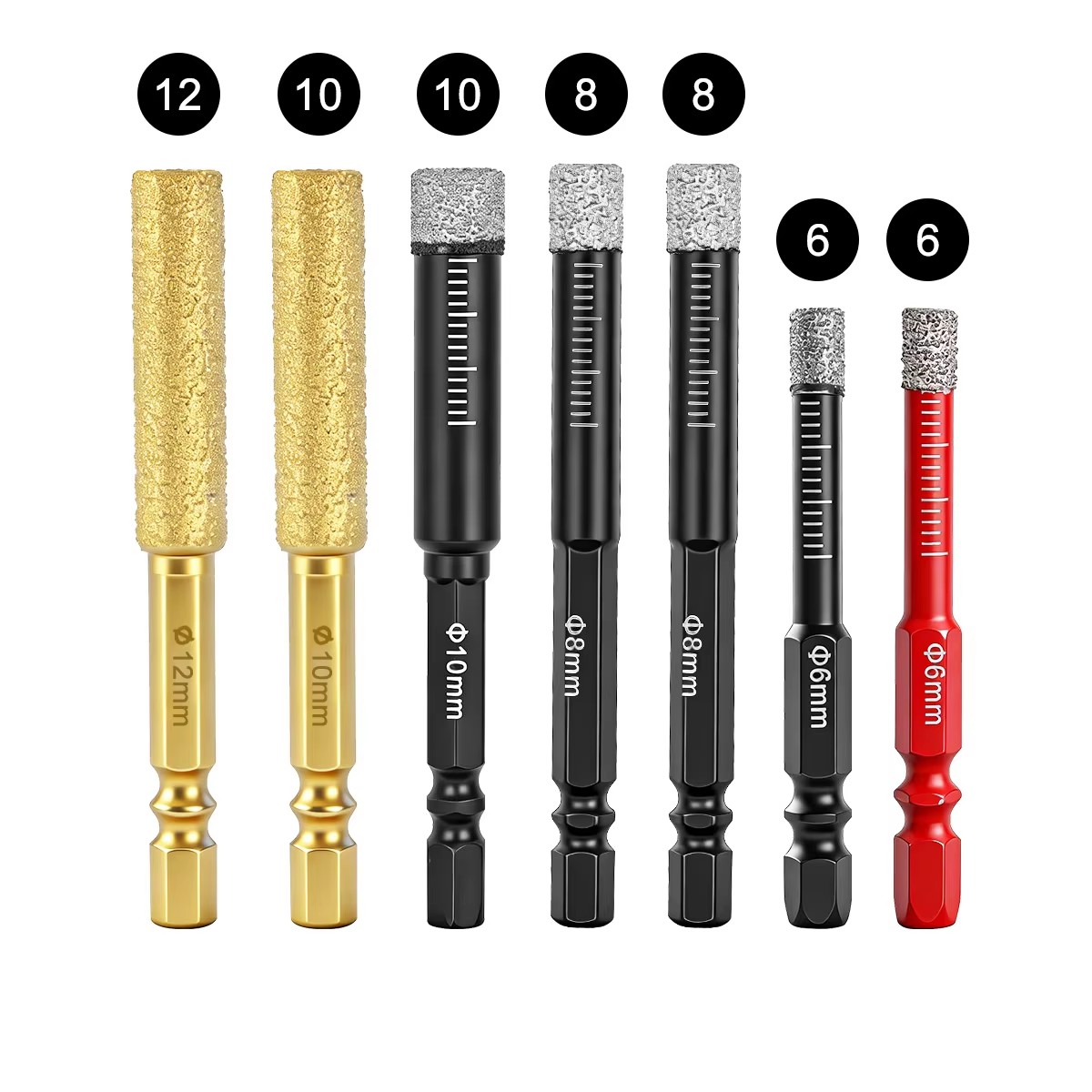 Brazed Dry Diamond Core Bits S - Drill Bit Set reseña y precio
