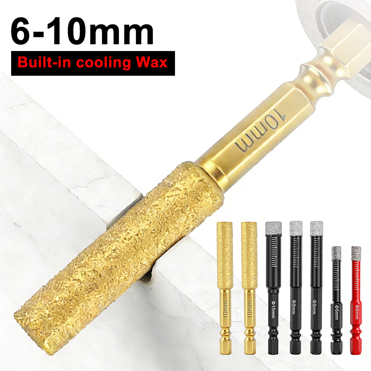 Brazed Dry Diamond Core Bits S - Drill Bit Set reseña y precio