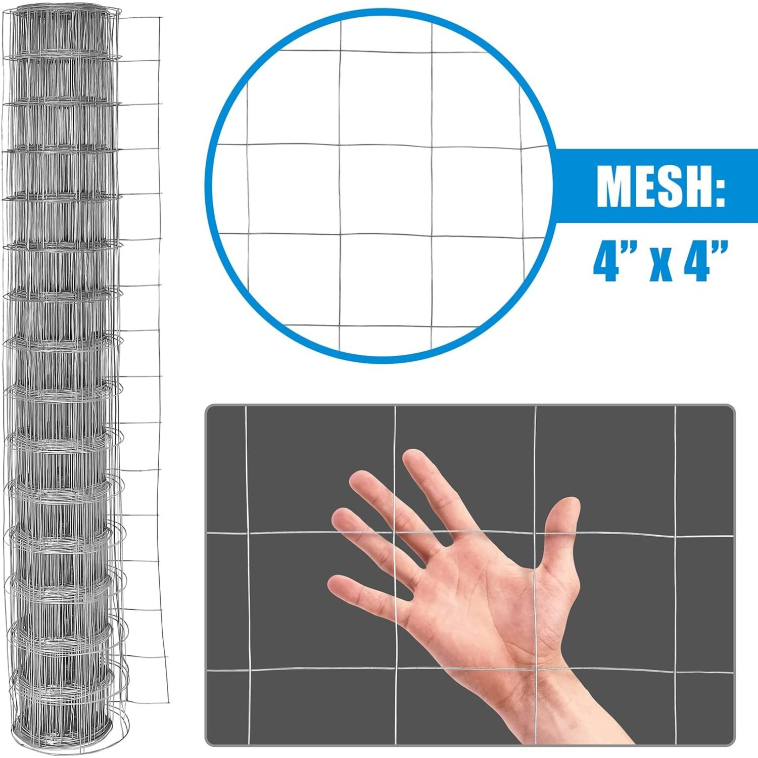 CAPHAUS 16 Gauge Galvanized We - Home Improvement Fence reseña y precio