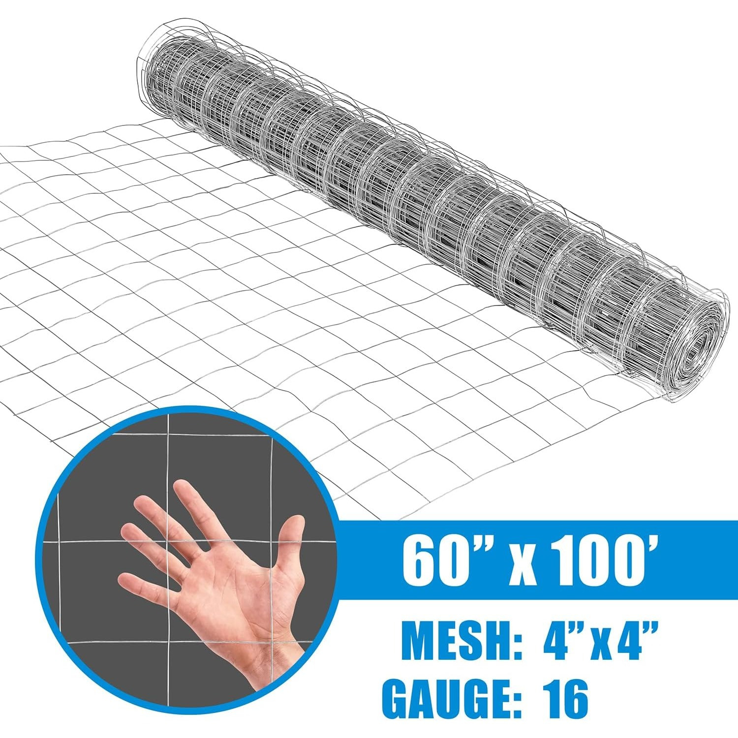 CAPHAUS 16 Gauge Galvanized We - Home Improvement Fence reseña y precio