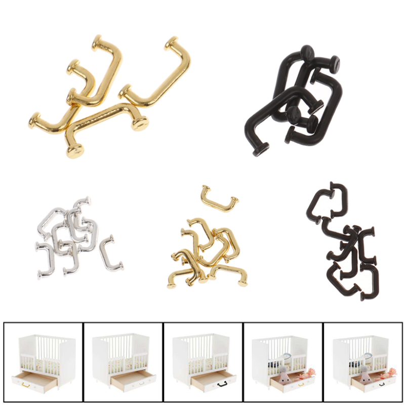 1:12 Miniature 4/8pcs Door Cab - Cabinet Handle Pull reseña y precio