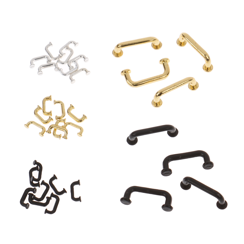 1:12 Miniature 4/8pcs Door Cab - Cabinet Handle Pull reseña y precio