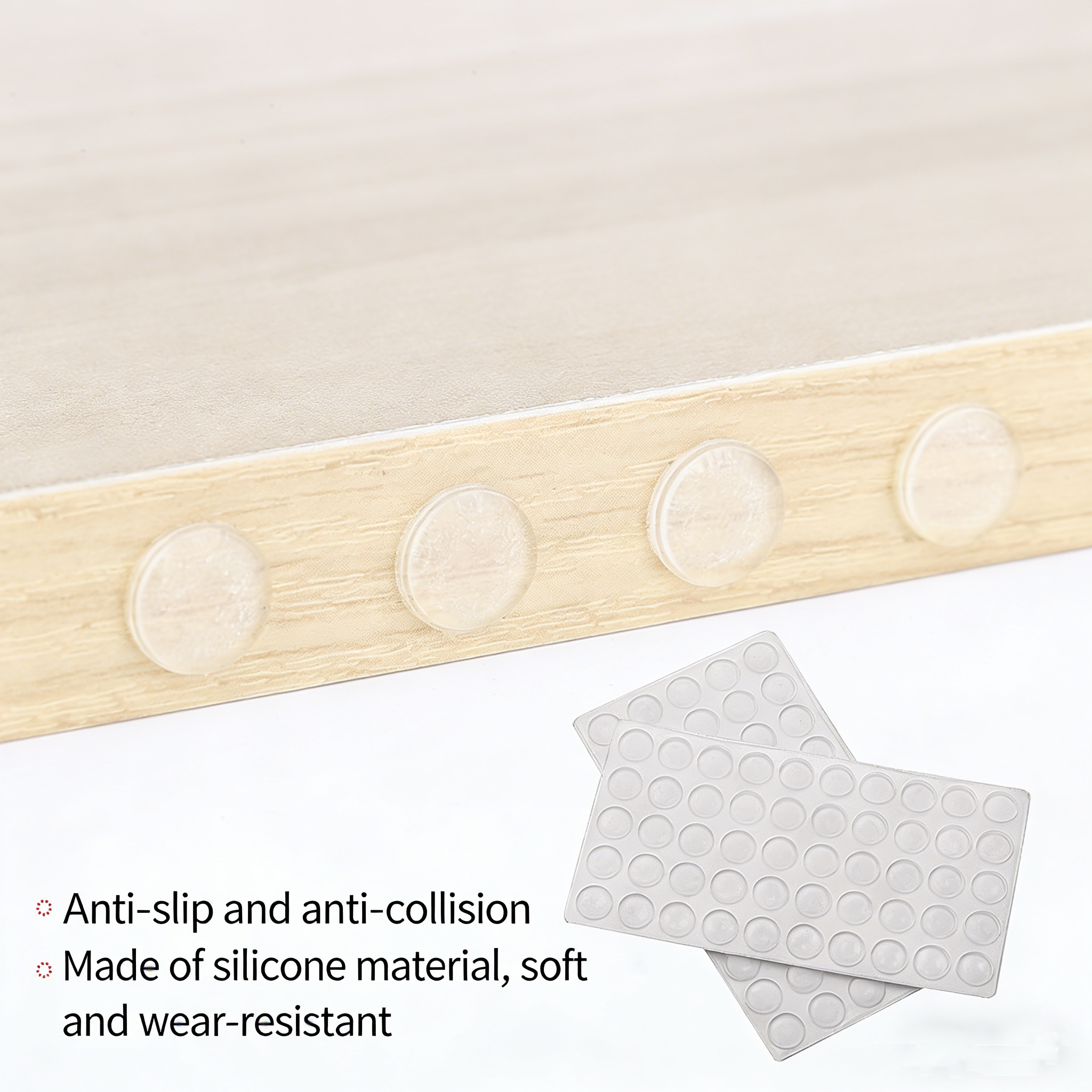100pcs 3m Adhesive Silicone Do - Door Stopper Rubber reseña y precio