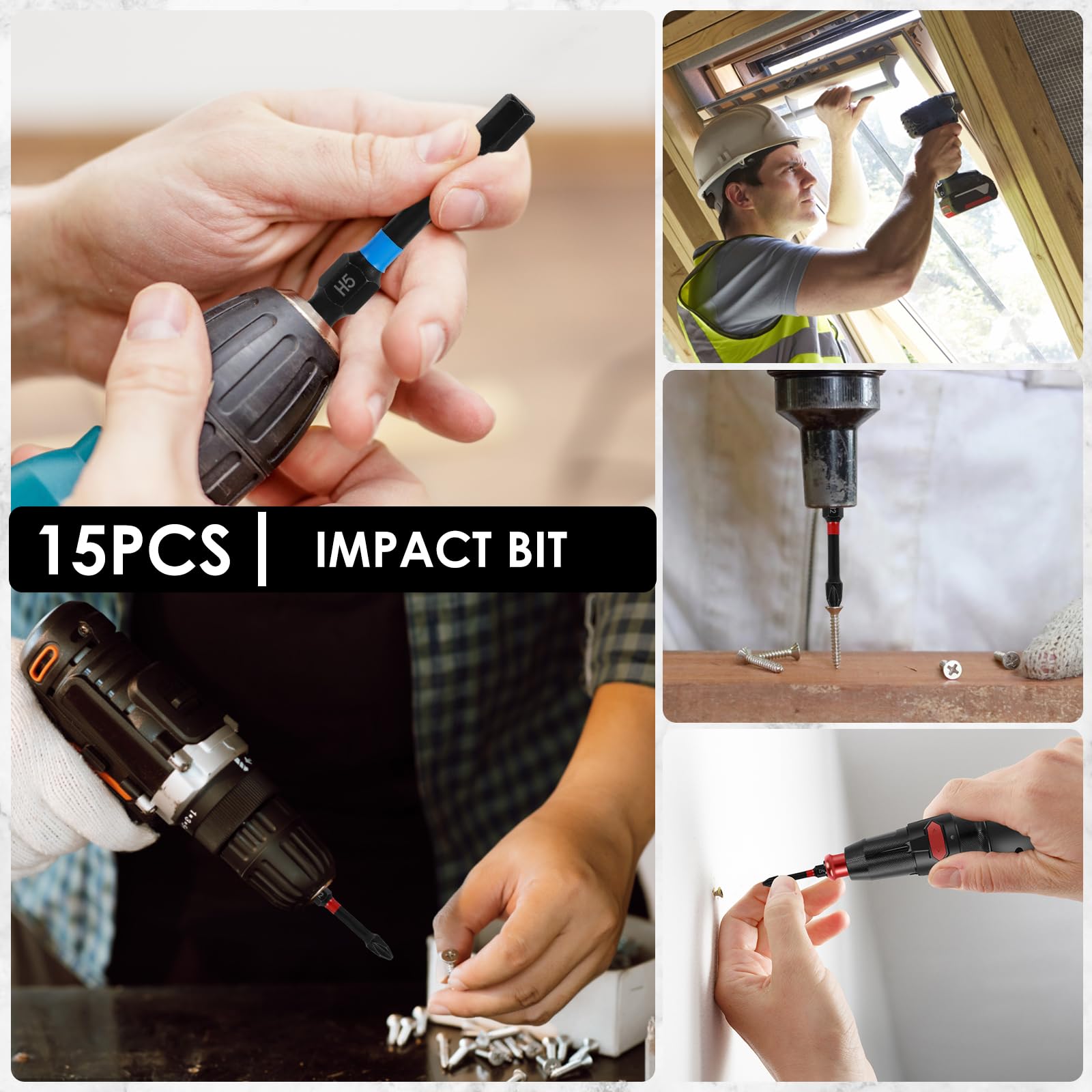 Rafford 15PCS Impact Ready Mag - Drill Bit Set reseña y precio