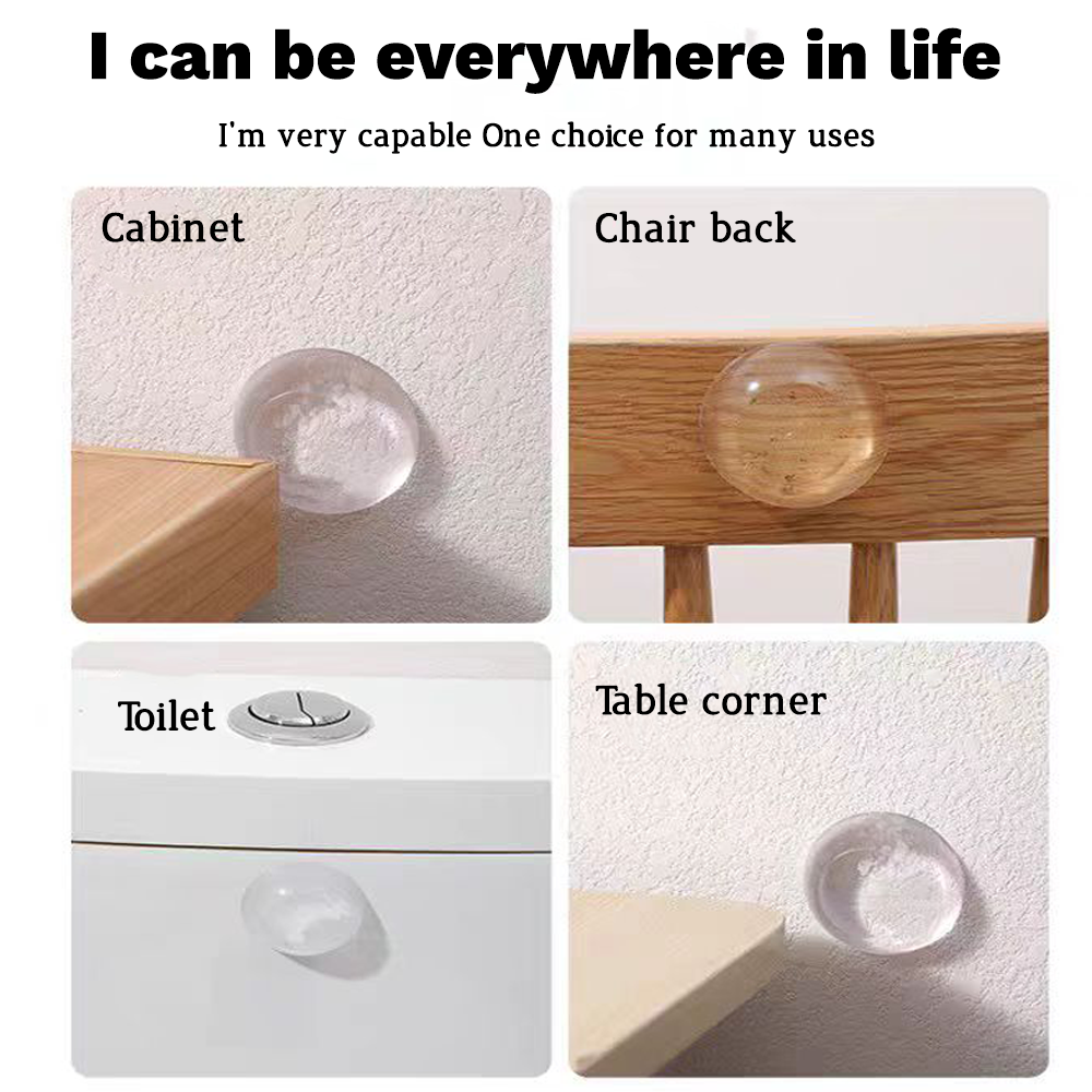 Silent Clear Silicone Door Sto - Door Stopper Rubber reseña y precio