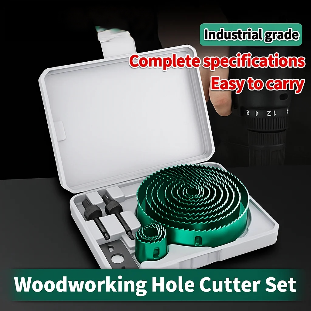 19-127mm Hole Saw Cutting Set  - Drill Bit Set reseña y precio