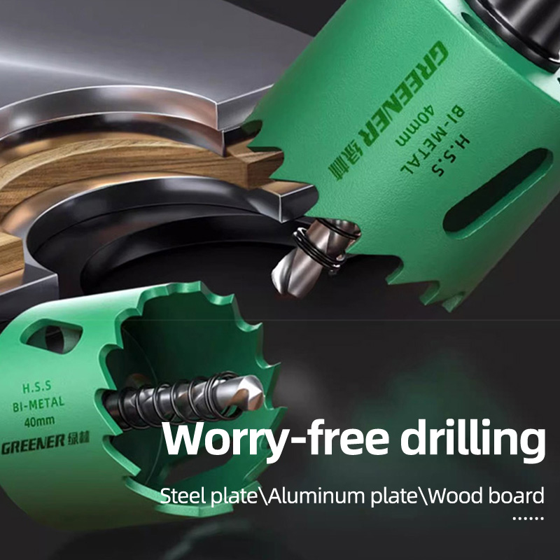 19-127mm Hole Saw Cutting Set  - Drill Bit Set reseña y precio