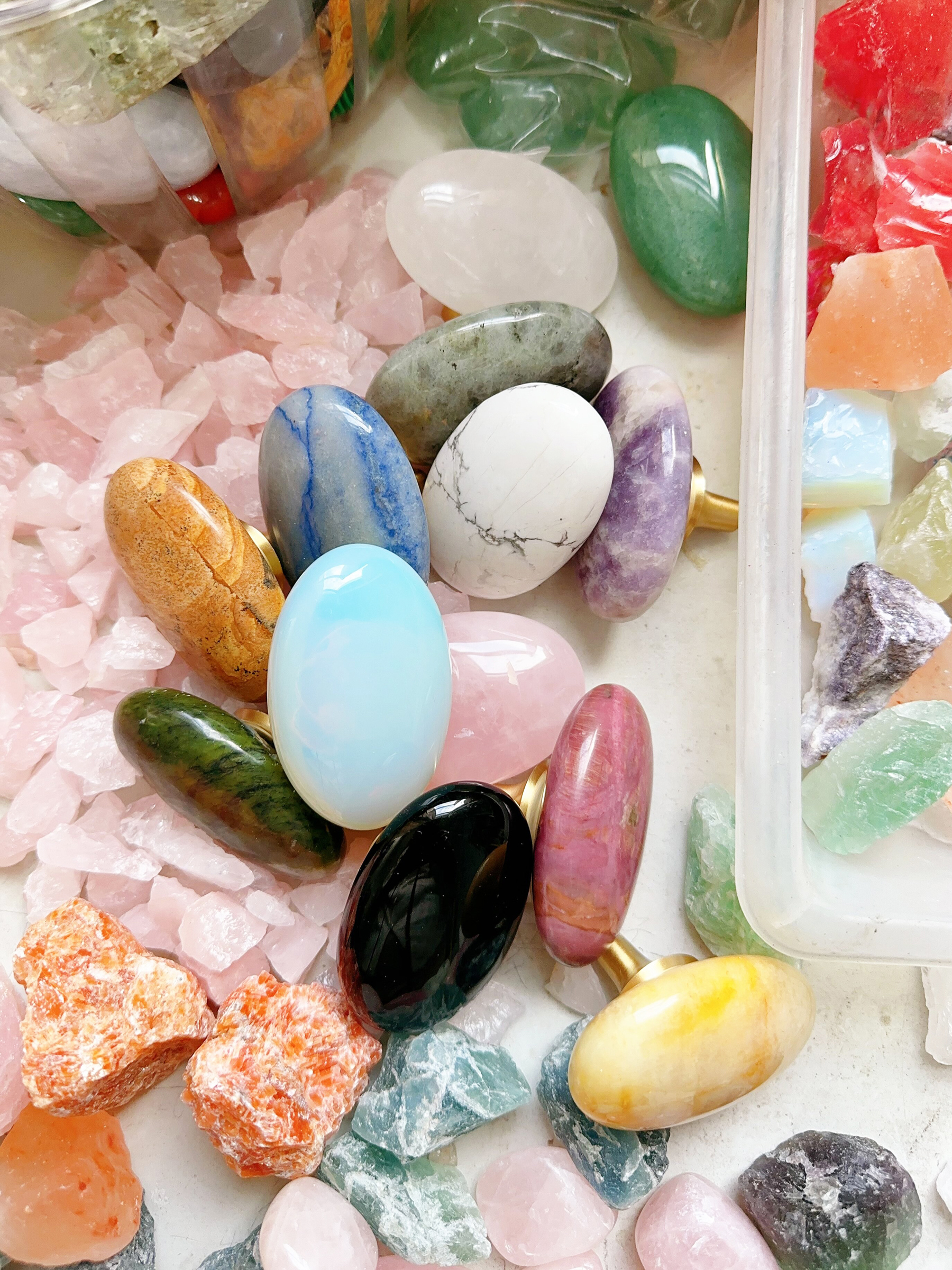 No-Drill Crystal Quartzite Bra - Cabinet Handle Pull reseña y precio