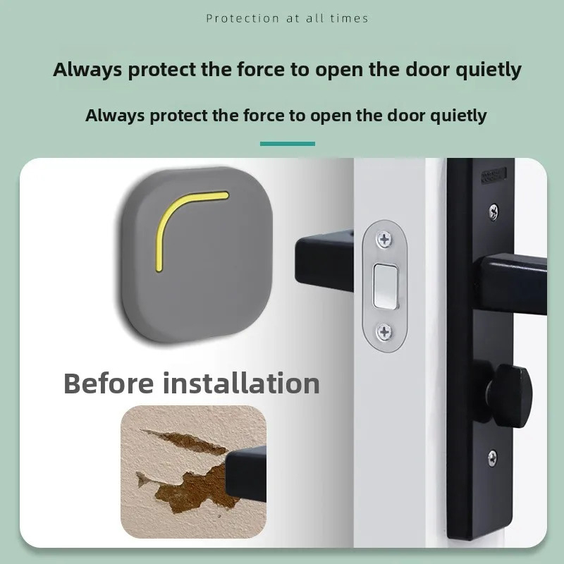 1/2PCS Silicone Bumper Door St - Door Stopper Rubber reseña y precio