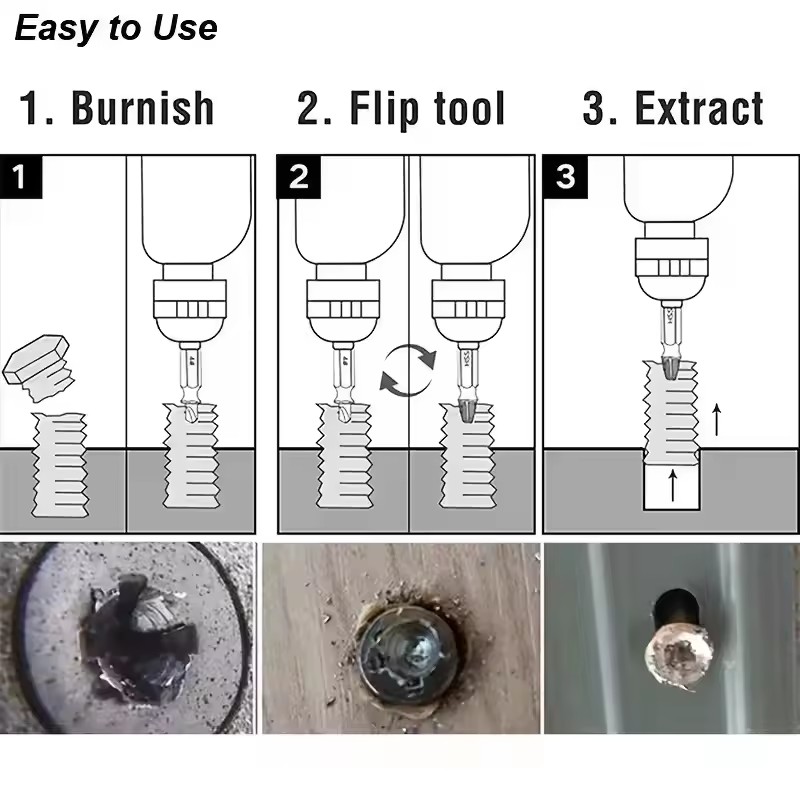 Damaged Broken Screw Extractor - Drill Bit Set reseña y precio