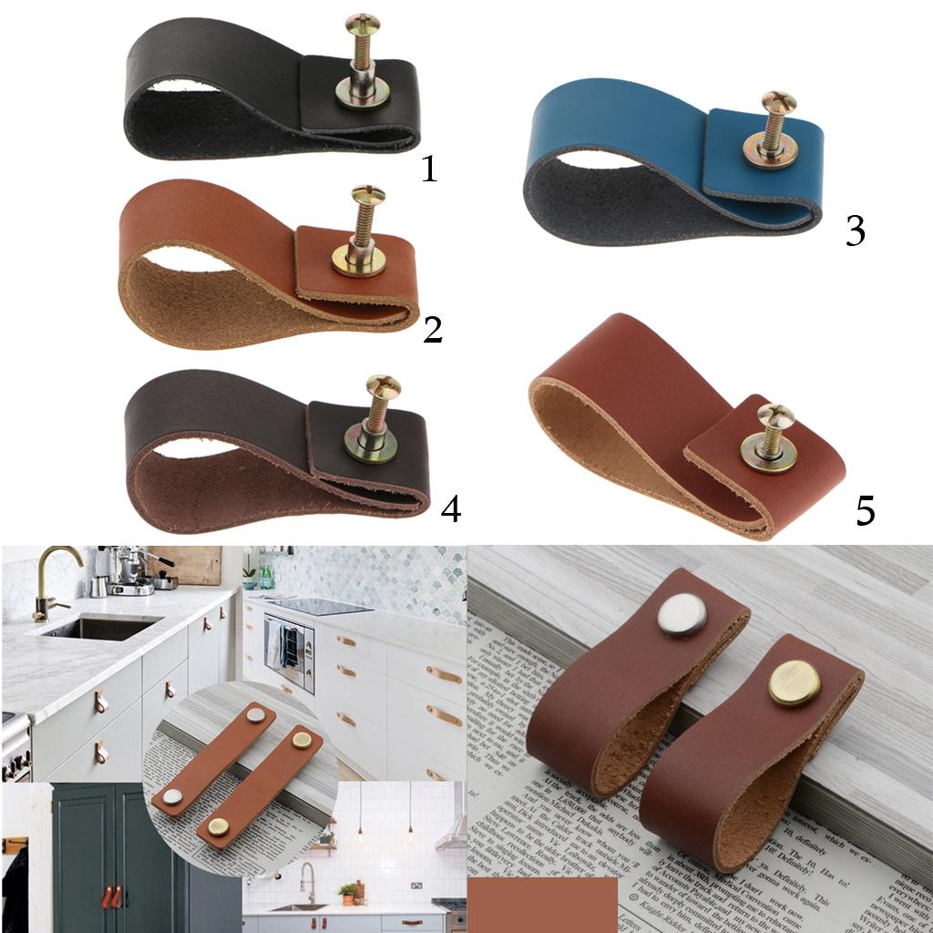Handmade Leather Furniture Sin - Cabinet Handle Pull reseña y precio