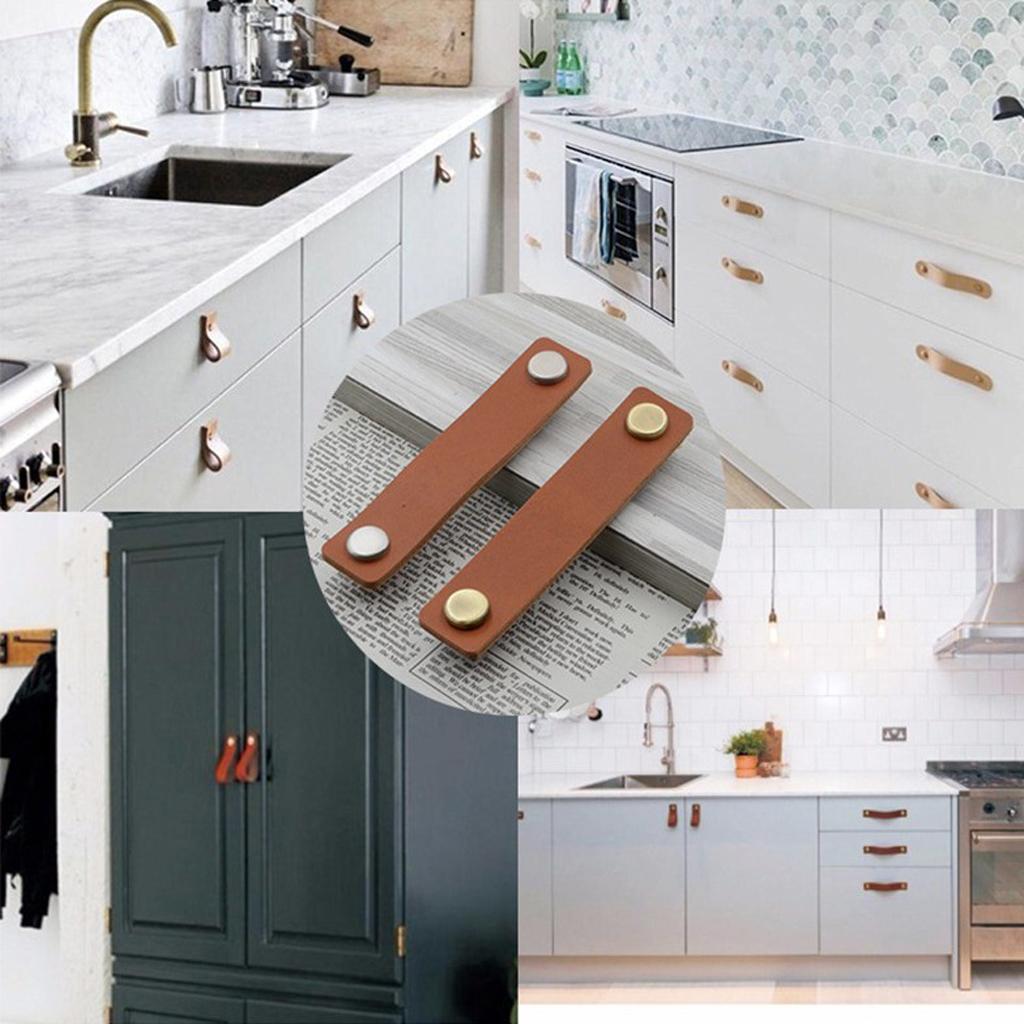 Handmade Leather Furniture Sin - Cabinet Handle Pull reseña y precio