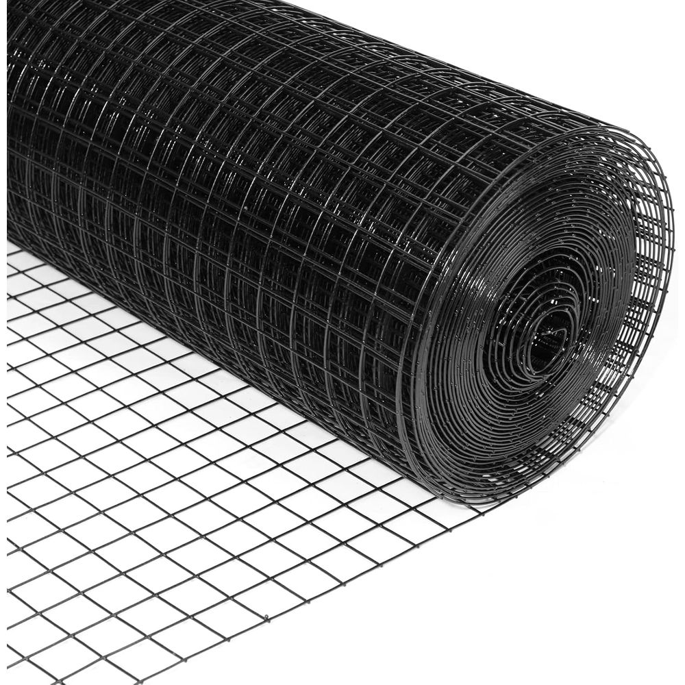 24 x 50 1.5 16 Gauge Black Vin - Home Improvement Fence reseña y precio