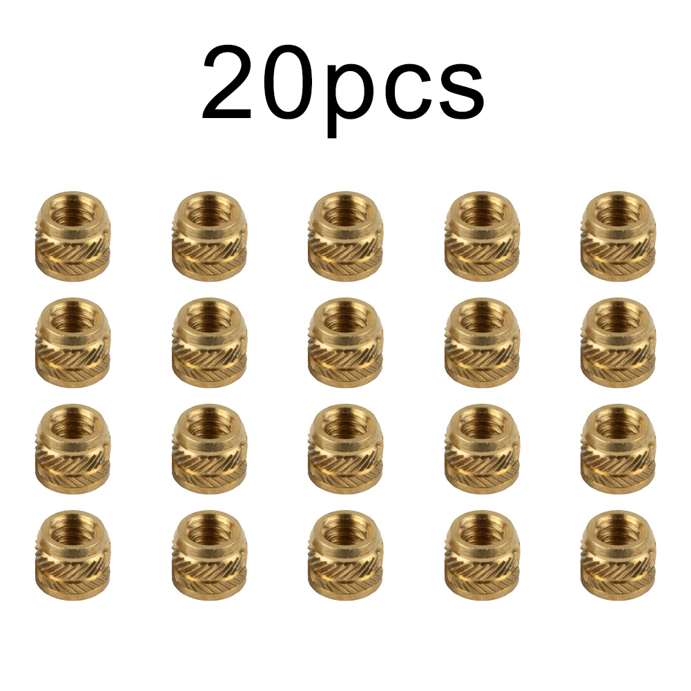 20pcs Brass Nuts 1/4-20 Thread - Home Improvement Services reseña y precio